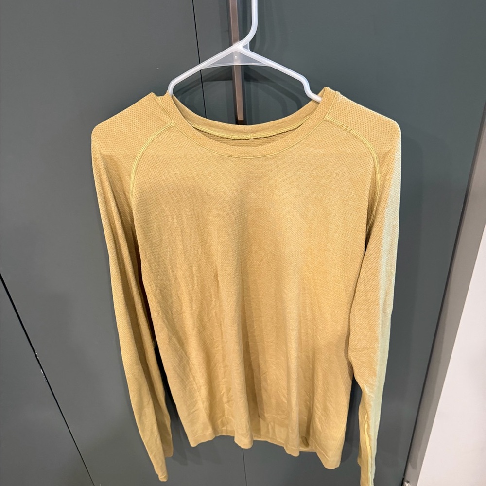 lululemon athletica Lightweight Long Sleeve Top - Mustard Yellow